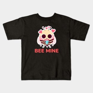 Bee Mine | Be Mine Bees Pun Kids T-Shirt